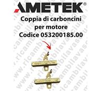 COPPIA di Carboncini Motore aspirazione per motore Ametek 064200005.00 Cod: 053200185.