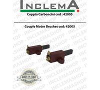 COPPIA di Carboncini Motore aspirazione per motori SYNCLEAN - 2 x Cod: 42005