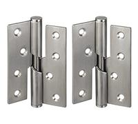 Coppia di Cardini per Porte Ascendente Butt Sospeso a Sinistra Cardine 100 mm (Sinistra)