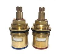 Coppia di cartucce per rubinetto, compatibili con valvole Bristan Prism per vasca da bagno Hot Cold 691052373098