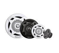 Coppia di casse a doppio cono 5,25 2x40 W nere Marine Nautiche Altoparlanti Nau