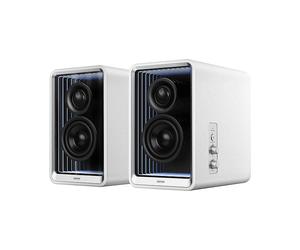 COPPIA DI CASSE ACUSTICHE EDIFIER QR65, Bluetooth, Bianco con dettagli neri, blu