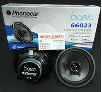 COPPIA ALTOPARLANTI COASSIALI 2 VIE 130MM 60W CASSE SPEAKER AUDIO 66023 PHONOCAR