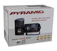 COPPIA DI CASSE CON STAFFE PYRAMID 2060 3 VIE 150 RMS + VERSATILI CAMPER MARE
