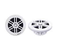 Coppia di casse stereo doppio cono bianche 6,5" - 2X120W Marine Nautiche Altopa