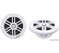 Coppia di casse stereo doppio cono bianche 8" - 2X180W