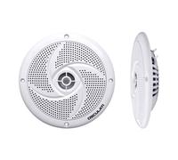 Coppia di casse stereo ultra piatte doppio cono bianche 5,25 Marine Nautiche Al