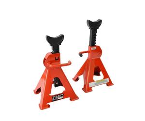 Coppia di cavalletti 3 T Tonnellate TON, martinetti Professionali Crick Supporti per Auto, Camper Paio di cavalletti di Sostegno per Officina Garage - MA CV C030 - ENG PRO