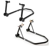 Coppia di cavalletti alzamoto alza ruota per moto Triumph scambler 500 900 1200