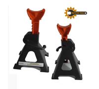 coppia di cavalletti da 3 TON di portata, altezza minima 260 mm max 435 mm