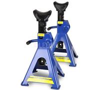 COPPIA DI CAVALLETTI PROFESSIONALI DA 3 TONNELLATE PER AUTO MOTO MECCANICO 3t 2