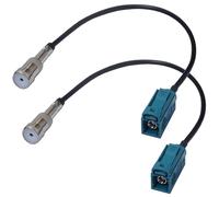 Coppia di cavi adattatori per antenna auto stereo Fakra femmina a SMA femmina antenna compatibile con Audi