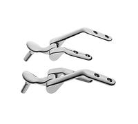 Coppia Di Cercniere Per Copiwc Conca Ideal Standard, cerniere in metallo cromo (Coppia Cerniere Conca)