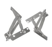 Coppia di cerniere a molla a 80 gradi, staffe di sollevamento pieghevoli for ante di armadi e mobili