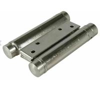 Coppia Cerniere a Doppia Azione, Bommer Per Porta Battente,Caffè,Nichelata,75mm