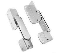 Coppia di cerniere di montaggio per barche marine, design pieghevole anti pizzico in lega di alluminio, per yacht pontone nave supporto sedile hardware