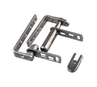 Coppia di cerniere per porta a doppia azione, in acciaio inox, con molla a chiusura automatica, adatte per porte di bar, aloon e cancelli, uso intensivo (M)