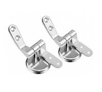 Coppia di Cerniere per Sedile WC - Kit di Ricambio Universale con Fissaggi e Viti - Cerniere per Copriwater ad Alta Resistenza, Facili da Montare