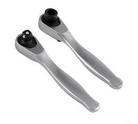 Coppia di chiavi a cricchetto di precisione da 1/4 di pollice con sistema di ingranaggi a 72 denti e transizione inversa avanti senza cuciture