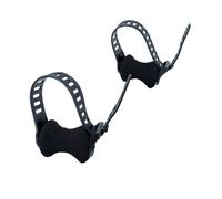 Coppia di cinghie con supporto in schiuma per tubo di plastica da 25 mm Mottez Noir