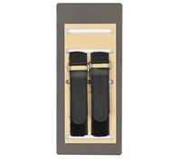 Coppia di cinghie da campeggio in misto nylon per uso esterno, progettate per tenere e fissare l'attrezzatura durante escursioni e viaggi in campeggio (250 mm)