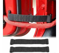 Coppia di cinghie di limitazione per porte in nylon resistente, 2 pezzi, compatibili con Jeep per Wrangler CJ YJ TJ JK progettate per limitare la gamma di apertura della porta