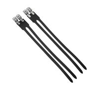 Coppia di cinghie poggiapiedi a due razze P2R Ref 21937 Nero