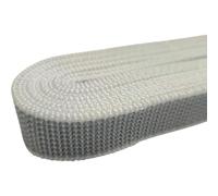 Coppia di Cintini 22 mm per Tapparelle Finestre e Balconi - 2 Pezzi - 2 Misure (5 m / 7 m) - 2 Colori (Grigio/Bianco, Marrone/Bianco) (Grigio/Bianco, 2 pezzi x 7 metri)