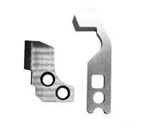 Coppia di coltelli overlock per macchina da cucire W6 N 454D e N 444, pezzi di ricambio adatti per varie macchine da cucire