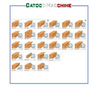 COPPIA DI COLTELLI SAGOMATI MM 40 X 4 PER FRESE TOUPIE CMT SERIE 690 5/5