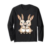 Coppia di Conigli Design Animale Maglia a Manica