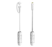 Coppia di connettori a 3 pin (confezione da 2) per prisma di luci permanenti da esterno Govee, kit di giunzione impermeabile IP68 per luci tagliabili Govee H707A/B/C, set maschio e femmina