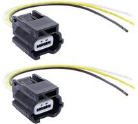 Coppia di connettori a 3 pin PDC sensore di parcheggio spina cablaggio 15 cm 56431345 compatibile con Renault