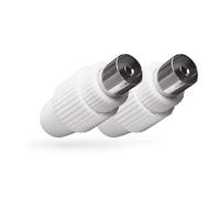 RIDEM COPPIA DI CONNETTORI FEMMINA PER TV ANTENNA (RDM CL17)**PUOI PAGARE ANCHE ALLA CONSEGNA!!!**