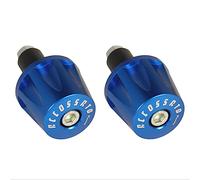Coppia di contrappesi Accossato blu per manubri con foro interno Ø da 12mm a 20mm per Benelli Leoncino 500 / Trail dal 2017 al 2019 (CC 500)