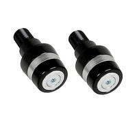 Coppia di contrappesi Accossato con inserto colorato argento per manubri con filetto M16 X 1,5 per Yamaha Fz6 Fazer 600 dal 2004 al 2007 (CC 600)
