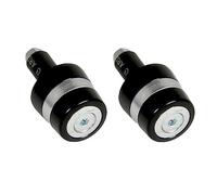 Coppia di contrappesi Accossato con inserto colorato argento per manubri con foro interno Ø da 12mm a 20mm per Yamaha Xp 500 T-Max dal 2001 al 2007 (CC 500)