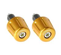 Coppia di contrappesi Accossato oro per manubri con foro interno Ø da 12mm a 20mm per Yamaha Mt-09 Tracer/Tracer 900 dal 2015 al 2019 (CC 850)