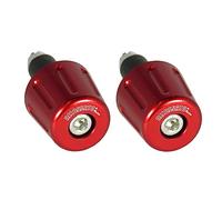 Coppia di contrappesi Accossato rossi per manubri con foro interno Ø da 12mm a 20mm per Mv Agusta Brutale 990 R dal 2010 al 2011 (CC 990)