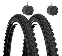 Coppia di Copertoni Bici Mountain Bike 26 x 1,95 (50-559) - 2 Pneumatici per Bicicletta + 2 Camere d'Aria copertoni mtb 26"