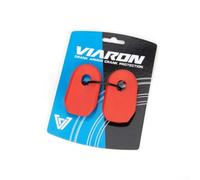 Coppia di coperture per pedivelle per bicicletta, in silicone flessibile, compatibile con la maggior parte dei modelli di guarnitura per biciclette moderne (rosso)