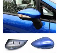 Coppia di coperture per specchietto laterale per Ford Fiesta MK7 anno 2008-2017, ricambio in plastica per sinistra e destra