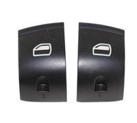 Coppia di copri-interruttore alzacristalli, copri-console per pulsanti alzacristalli elettrici, adatti per AUDI A6 C6 04-11 A4 B6 B7 00-07 Pulsante Di Avvio Pulsante Momentaneo