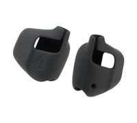 Coppia di copriauricolari in silicone per auricolari aperti, forma opaca con apertura inferiore della porta e uso quotidiano in silicone, protezione per auricolari aperti, guscio opaco, coppia di
