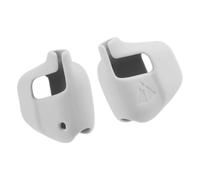 Coppia di copriauricolari in silicone per auricolari aperti, forma opaca con apertura inferiore della porta e uso quotidiano in silicone, protezione per auricolari aperti, guscio opaco, coppia di