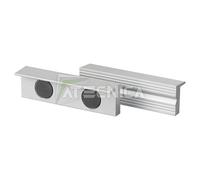 Coppia di copriganasce magnetiche in alluminio da morsa FERVI 0520 A 100-125-150