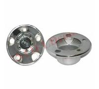 Coppia Di Coprimozzo In Acciaio Per Jeep Willys Suzuki Gypsy King