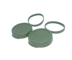 Coppia di copriobiettivo binocoli originali Leica ULTRAVID 50, verde (2 pezzi)