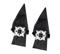 Coppia di copriscarpe a punta da strega, decorazione per feste e cosplay