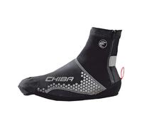 Coppia di copriscarpe invernali impermeabili (zip + velcro) Chiba Nero